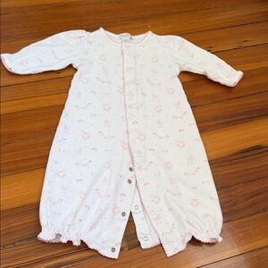 Kissy Kissy White and Pink convertible gown